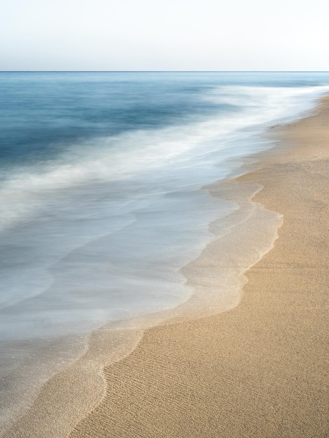 Calming Shoreline - By Yehoshua Aryeh - Photograph of Israel - Nahariya Beach