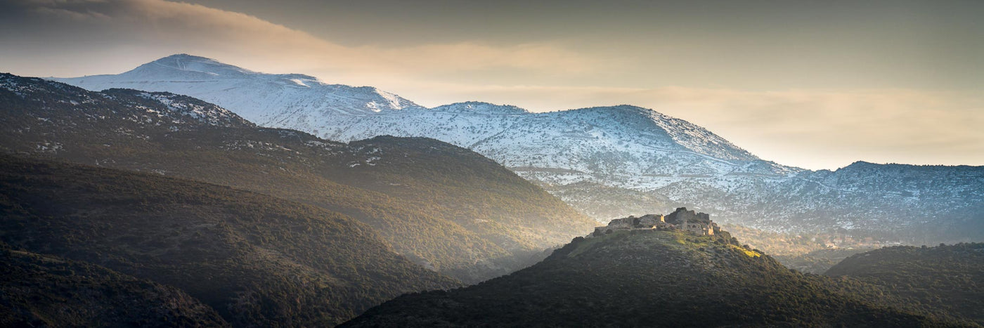 Winter Fortress - By Yehoshua Aryeh - Photograph of Israel - Israel with Snow