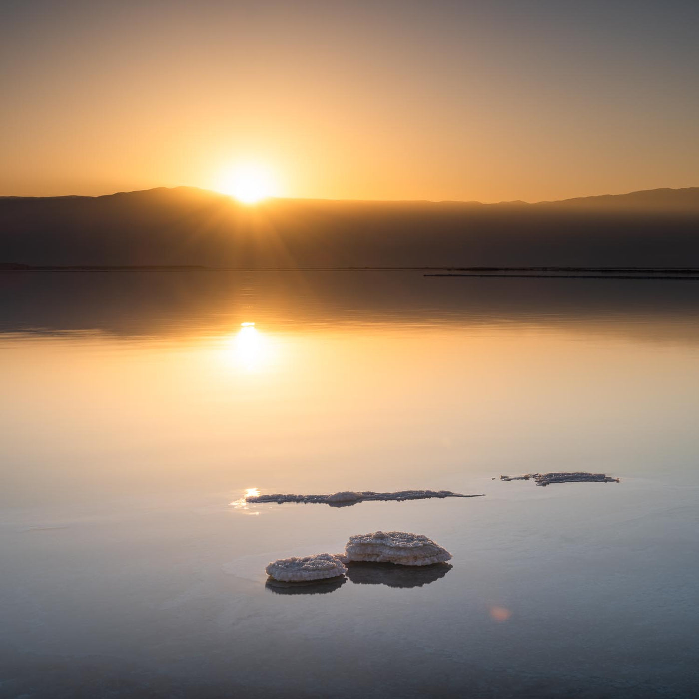 Sun Gazers - By Yehoshua Aryeh - Photograph of Israel - Dead Sea